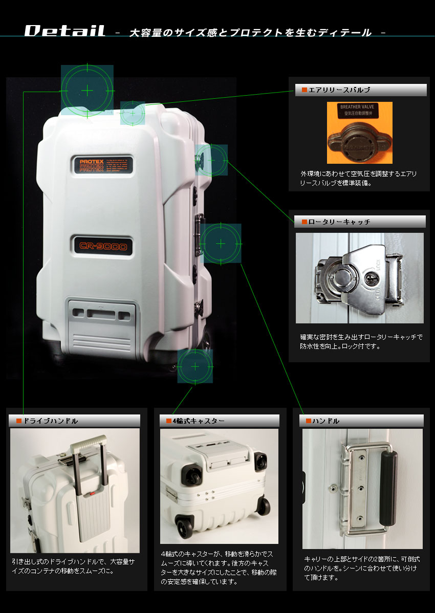 �h�����H�n�[�h�R���e�i�E�L�����[�P�[�X WP-9000
