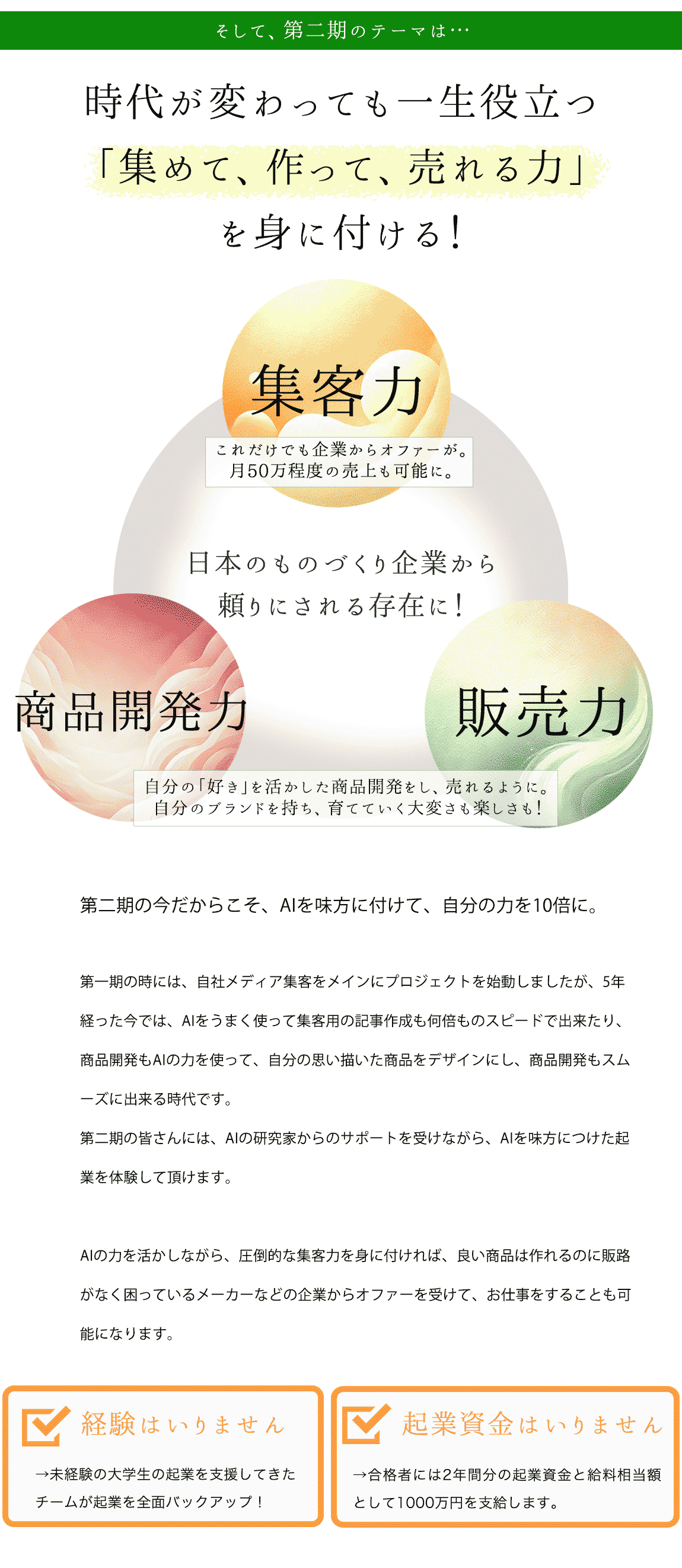 シングルマザー企業支援プロジェクト第2期生募集開始